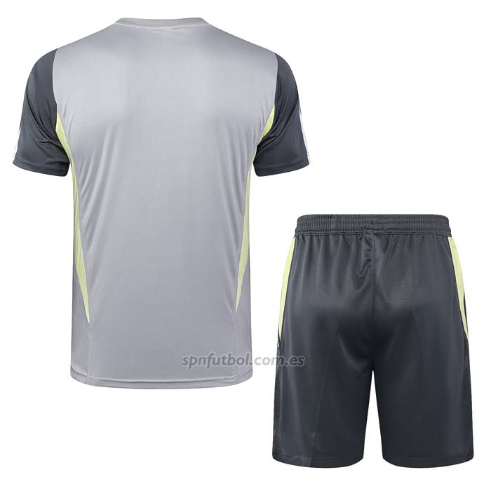 Chandal del Atletico Mineiro Manga Corta 2024-2025 Gris - Pantalon Corto